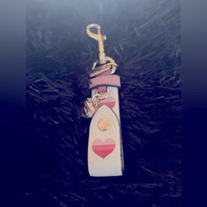 Coach Heart Bag charm key chain